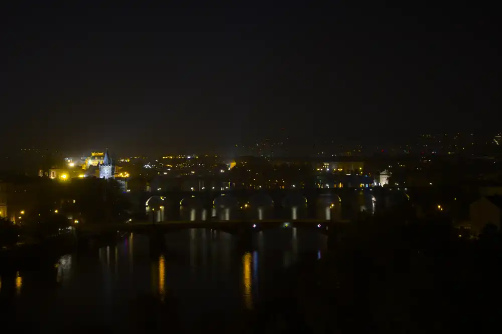 Compressed version of a picture of prague.