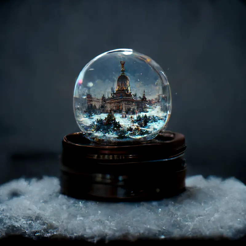 in a snowglobe 2